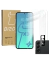 Bizon üveg tiszta edzett üveg - 3 db. + lencse üveg Samsung Galaxy S22 Plus