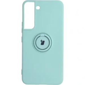 Bizon Case Silicone Ring Samsung Galaxy S22 Plus turquoise