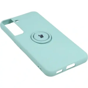 Bizon Case Silicone Ring Samsung Galaxy S22 Plus turquoise