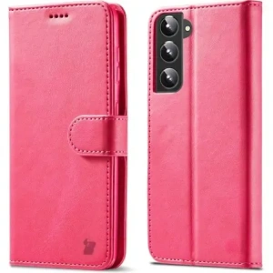 Bizon Case Wallet Samsung Galaxy S22 Plus pink