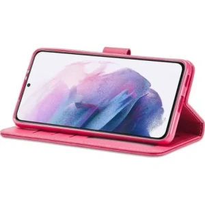 Bizon Case Wallet Samsung Galaxy S22 Plus pink