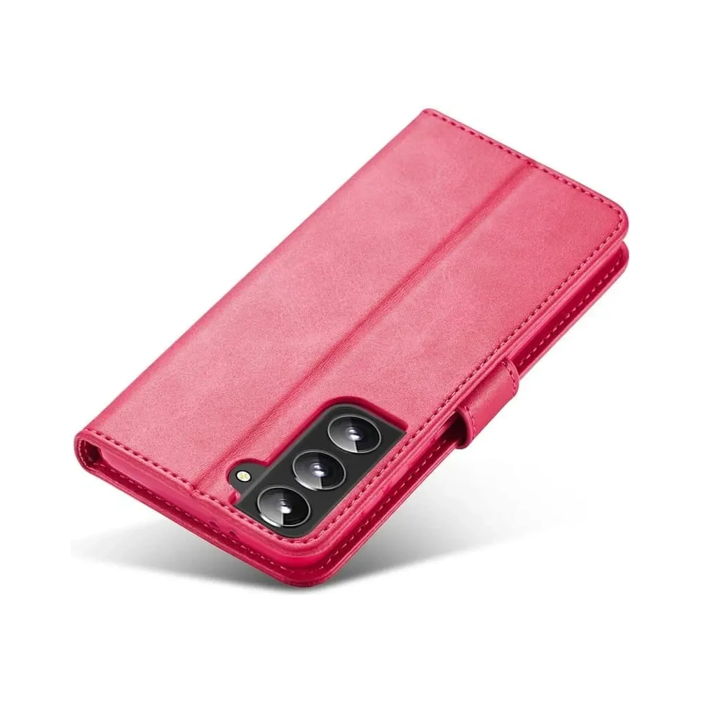 Etui Bizon Case Wallet Samsung Galaxy S22 Plus różowe