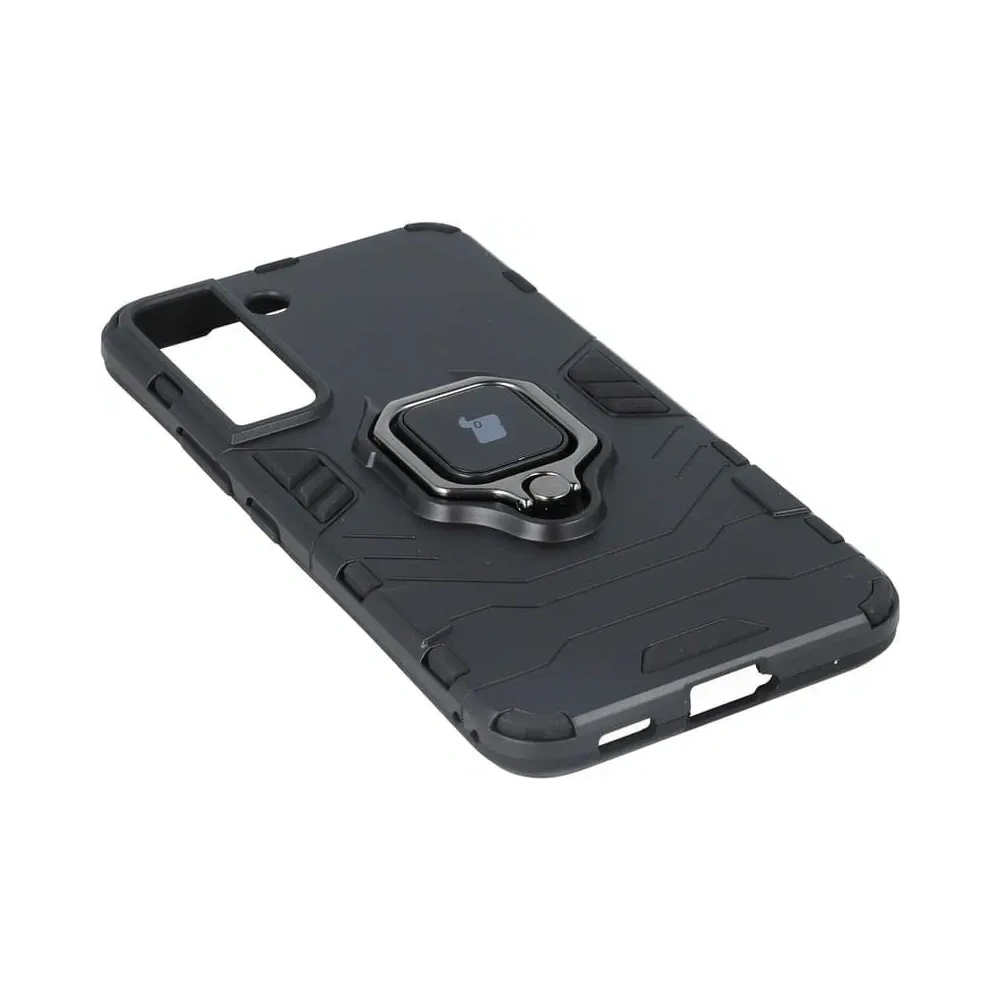 Etui Bizon Case Armor Ring do Samsung Galaxy S22 Plus czarne