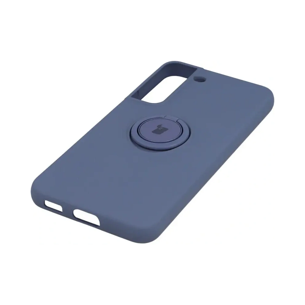 Etui Bizon Case Silicone Ring do Samsung Galaxy S22 Plus szare