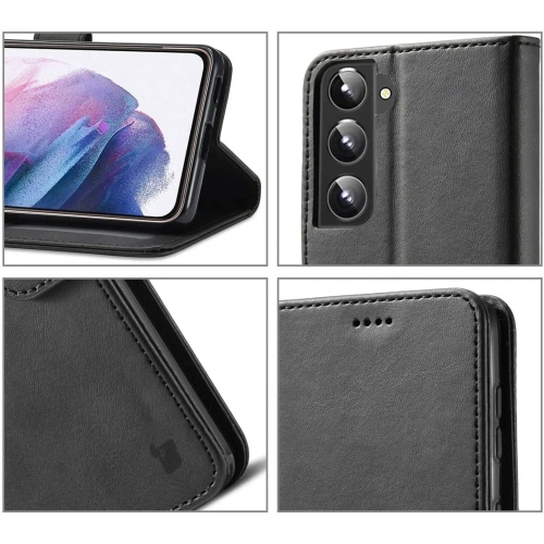 Kup Bizon Case Wallet Samsung Galaxy S22 Plus fekete - BIZ7786 - {ean13} - Sklep Home Screen