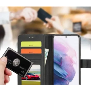 Bizon Case Wallet Samsung Galaxy S22 Plus black