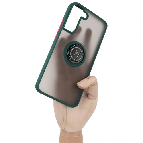 Kup Bizon Case Hybrid Ring Samsung Galaxy S22 Plus füstös sötétzöld kerettel - BIZ7788 - {ean13} - Sklep Home Screen