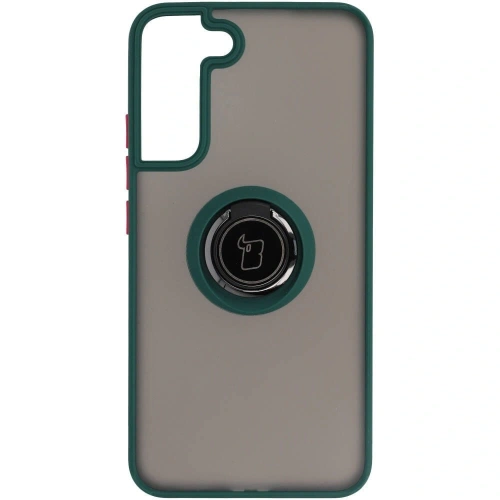Kup Bizon Case Hybrid Ring Samsung Galaxy S22 Plus füstös sötétzöld kerettel - BIZ7788 - {ean13} - Sklep Home Screen
