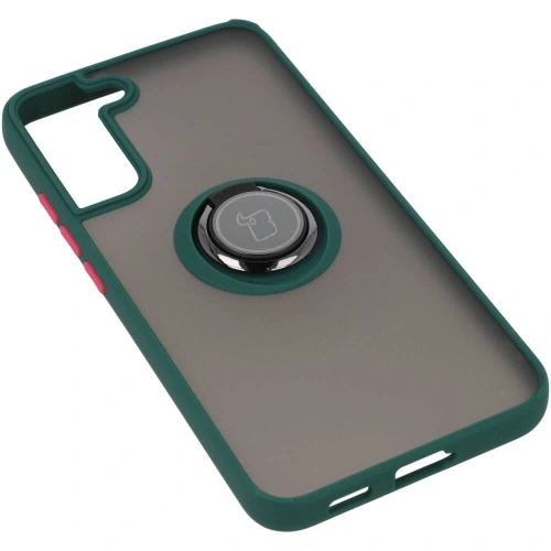Kup Bizon Case Hybrid Ring Samsung Galaxy S22 Plus füstös sötétzöld kerettel - BIZ7788 - {ean13} - Sklep Home Screen
