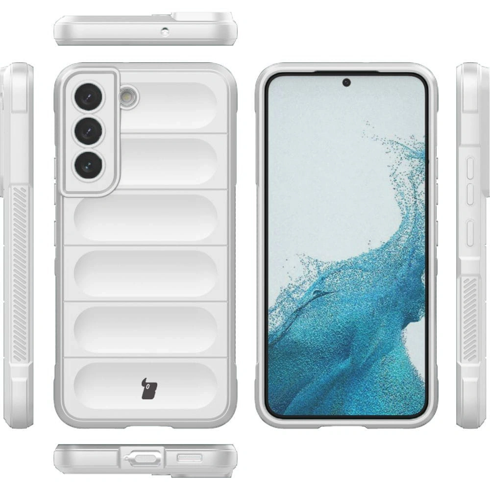 Pancerne etui Bizon Case Tur do Samsung Galaxy S22 Plus białe