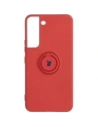 Bizon Case Szilikon Gyűrű Samsung Galaxy S22 Plus sötét rózsaszín