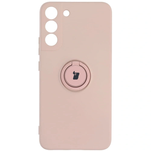 Kup Etui Bizon Case Silicone Ring do Galaxy S22 Plus, jasnoróżowe - BIZ7792 - {ean13} - Sklep Home Screen