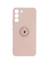 Bizon Case Szilikon Gyűrű Samsung Galaxy S22 Plus világos rózsaszín