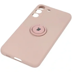 Bizon Case Silicone Ring Samsung Galaxy S22 Plus light pink