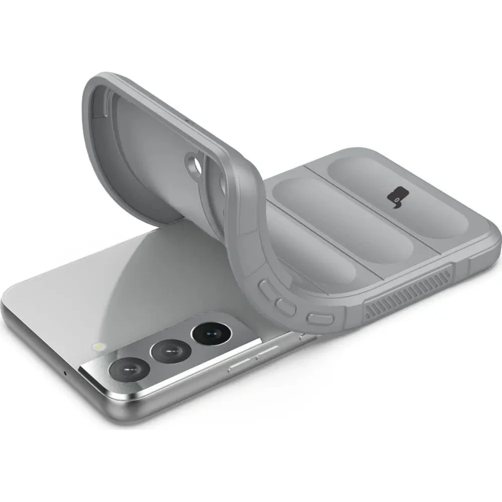 Pancerne etui Bizon Case Tur do Samsung Galaxy S22 Plus jasnoszare