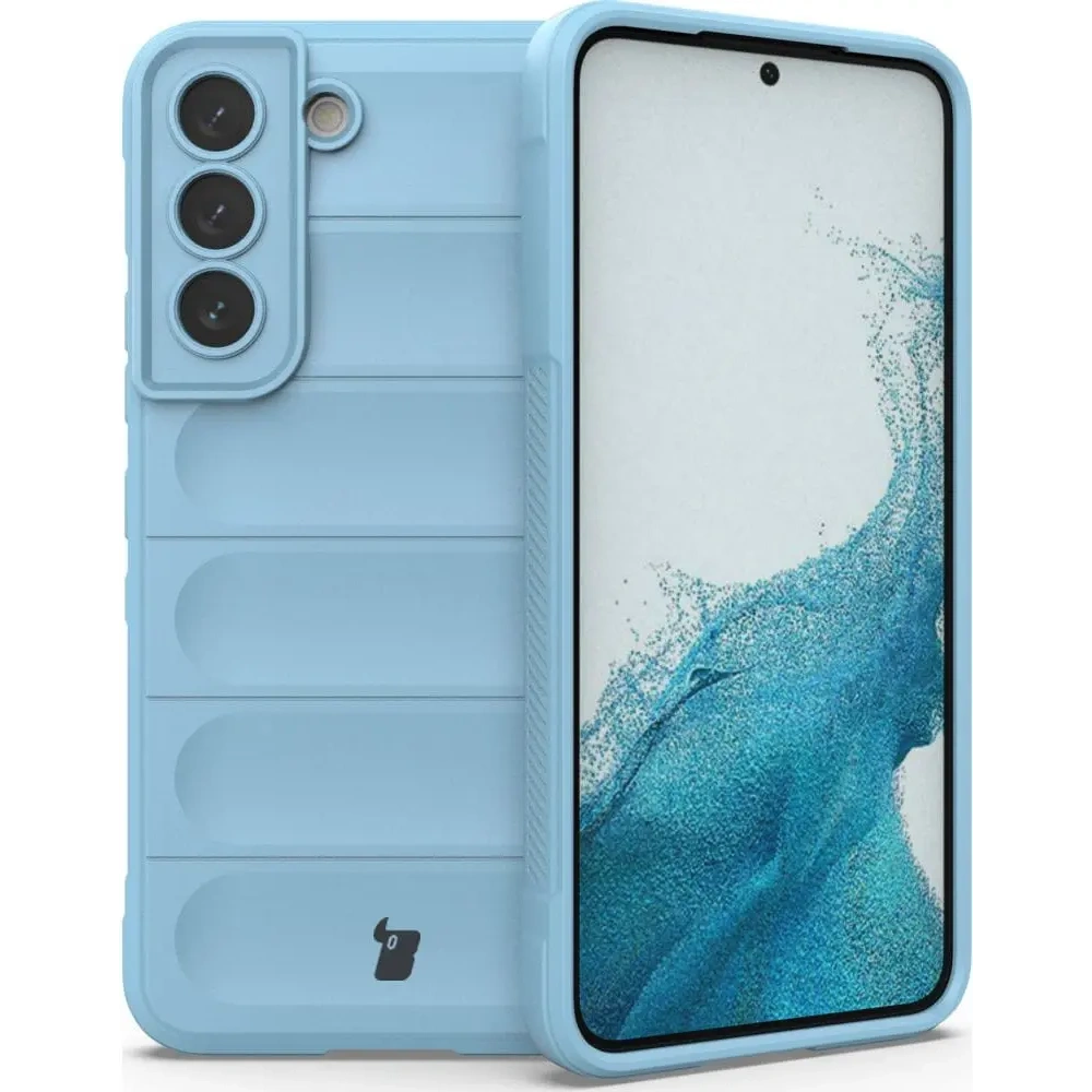 Pancerne etui Bizon Case Tur do Samsung Galaxy S22 Plus jasnoniebieskie