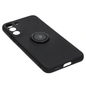 Bizon Case Silicone Ring Samsung Galaxy S22 Plus black