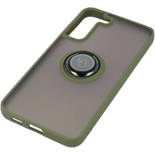 Buy Bizon Case Hybrid Ring Samsung Galaxy S22 Plus smoky with a green frame - BIZ7796 - {ean13} - Home Screen Store Europe