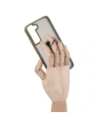 Buy Bizon Case Hybrid Ring Samsung Galaxy S22 Plus smoky with a green frame - BIZ7796 - {ean13} - Home Screen Store Europe