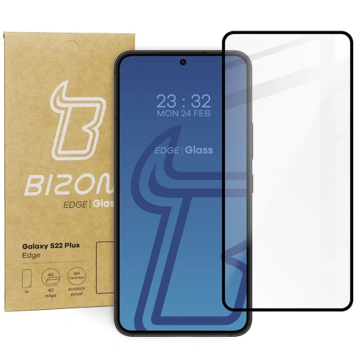 Kup Szkło hartowane Bizon Glass Edge do Galaxy S22 Plus, czarne - BIZ7797 - {ean13} - Sklep Home Screen