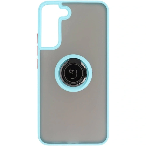 Kup Bizon Case Hybrid Ring Samsung Galaxy S22 Plus fumuriu cu un cadru bleu deschis - BIZ7798 - {ean13} - Sklep Home Screen
