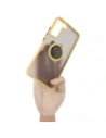 Buy Bizon Case Hybrid Ring Samsung Galaxy S22 Plus smoky with a yellow frame - BIZ7799 - {ean13} - Home Screen Store Europe