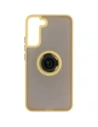 Buy Bizon Case Hybrid Ring Samsung Galaxy S22 Plus smoky with a yellow frame - BIZ7799 - {ean13} - Home Screen Store Europe