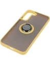 Buy Bizon Case Hybrid Ring Samsung Galaxy S22 Plus smoky with a yellow frame - BIZ7799 - {ean13} - Home Screen Store Europe