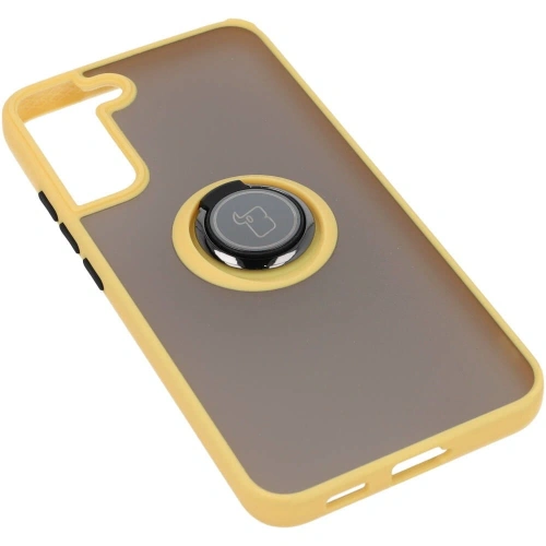 Buy Bizon Case Hybrid Ring Samsung Galaxy S22 Plus smoky with a yellow frame - BIZ7799 - {ean13} - Home Screen Store Europe