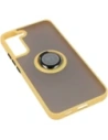 Buy Bizon Case Hybrid Ring Samsung Galaxy S22 Plus smoky with a yellow frame - BIZ7799 - {ean13} - Home Screen Store Europe