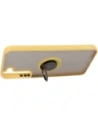 Buy Bizon Case Hybrid Ring Samsung Galaxy S22 Plus smoky with a yellow frame - BIZ7799 - {ean13} - Home Screen Store Europe