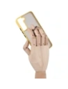 Buy Bizon Case Hybrid Ring Samsung Galaxy S22 Plus smoky with a yellow frame - BIZ7799 - {ean13} - Home Screen Store Europe
