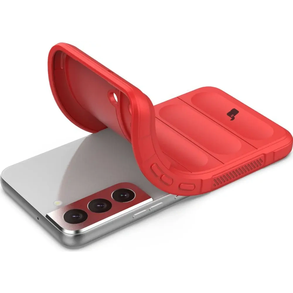 Pancerne etui Bizon Case Tur do Samsung Galaxy S22 Plus czerwone