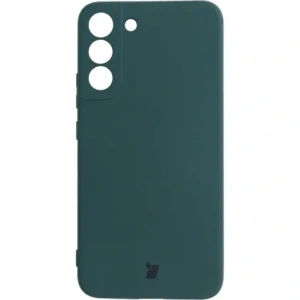 Etui Bizon Case Silicone do Samsung Galaxy S22 Plus ciemnozielone