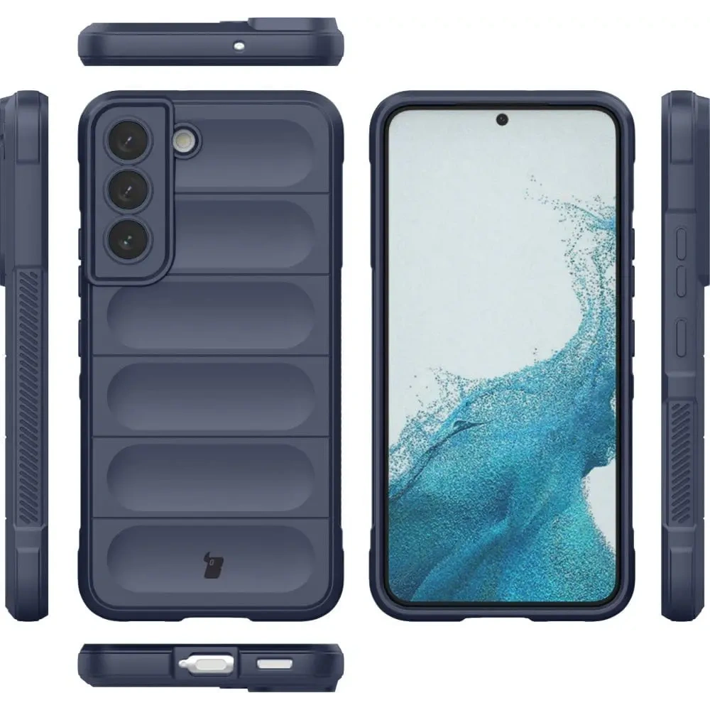 Pancerne etui Bizon Case Tur do Samsung Galaxy S22 Plus granatowe