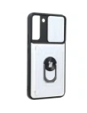 Kup Bizon Case Camshield Kártyahely Gyűrű Samsung Galaxy S22 Plus fehér - BIZ7807 - {ean13} - Sklep Home Screen