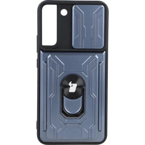 Kup Bizon Case Camshield Kartensteckplatz Ring Samsung Galaxy S22 Plus grau - BIZ7808 - {ean13} - Sklep Home Screen