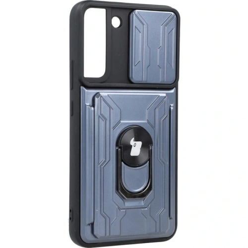 Kup Bizon Case Camshield Kartensteckplatz Ring Samsung Galaxy S22 Plus grau - BIZ7808 - {ean13} - Sklep Home Screen