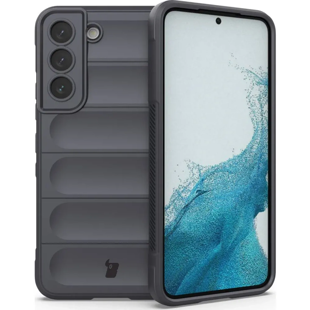 Pancerne etui Bizon Case Tur do Samsung Galaxy S22 Plus szare