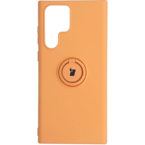 Kup Etui Bizon Case Silicone Ring do Galaxy S22 Ultra, pomarańczowe - BIZ7811 - {ean13} - Sklep Home Screen