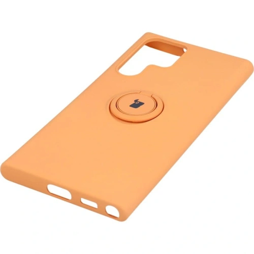 Kup Etui Bizon Case Silicone Ring do Samsung Galaxy S22 Ultra pomarańczowe - BIZ7811 - {ean13} - Sklep Home Screen