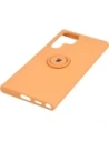 Kup Etui Bizon Case Silicone Ring do Samsung Galaxy S22 Ultra pomarańczowe - BIZ7811 - {ean13} - Sklep Home Screen