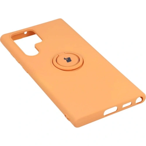 Kup Etui Bizon Case Silicone Ring do Samsung Galaxy S22 Ultra pomarańczowe - BIZ7811 - {ean13} - Sklep Home Screen