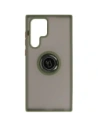 Kup Bizon Case Hybrid Ring Samsung Galaxy S22 Ultra fumuriu cu un cadru verde - BIZ7812 - {ean13} - Sklep Home Screen