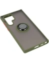 Kup Etui z uchwytem na palec Bizon Case Hybrid Ring do Samsung Galaxy S22 Ultra przydymione z zieloną ramką - BIZ7812 - {ean13} - Sklep Home Screen