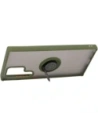 Buy Bizon Case Hybrid Ring Samsung Galaxy S22 Ultra smoky with a green frame - BIZ7812 - {ean13} - Home Screen Store Europe