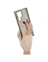 Kup Etui z uchwytem na palec Bizon Case Hybrid Ring do Samsung Galaxy S22 Ultra przydymione z zieloną ramką - BIZ7812 - {ean13} - Sklep Home Screen