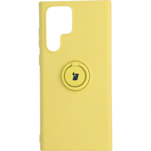 Kup Bizon Case Szilikon Gyűrű Samsung Galaxy S22 Ultra sárga - BIZ7813 - {ean13} - Sklep Home Screen