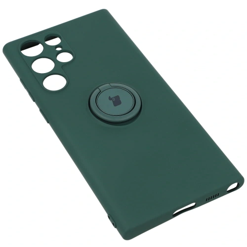 Kup Bizon Case Silikonring Samsung Galaxy S22 Ultra dunkelgrün - BIZ7815 - {ean13} - Sklep Home Screen