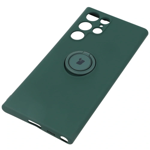 Kup Bizon Case Silikonring Samsung Galaxy S22 Ultra dunkelgrün - BIZ7815 - {ean13} - Sklep Home Screen